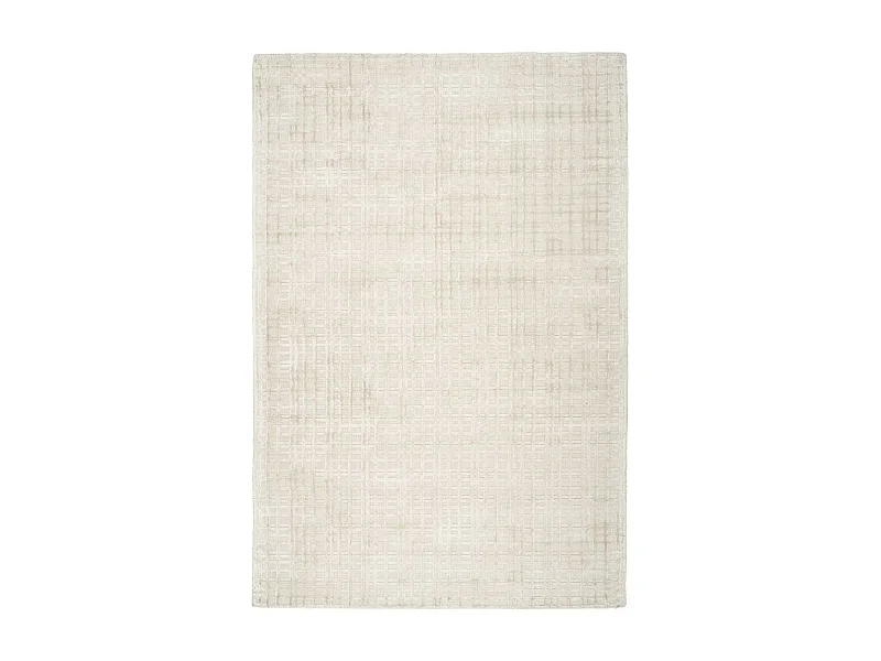 Tapis Tissé à la Main "Karma" Beige Argent 120 x 170 cm