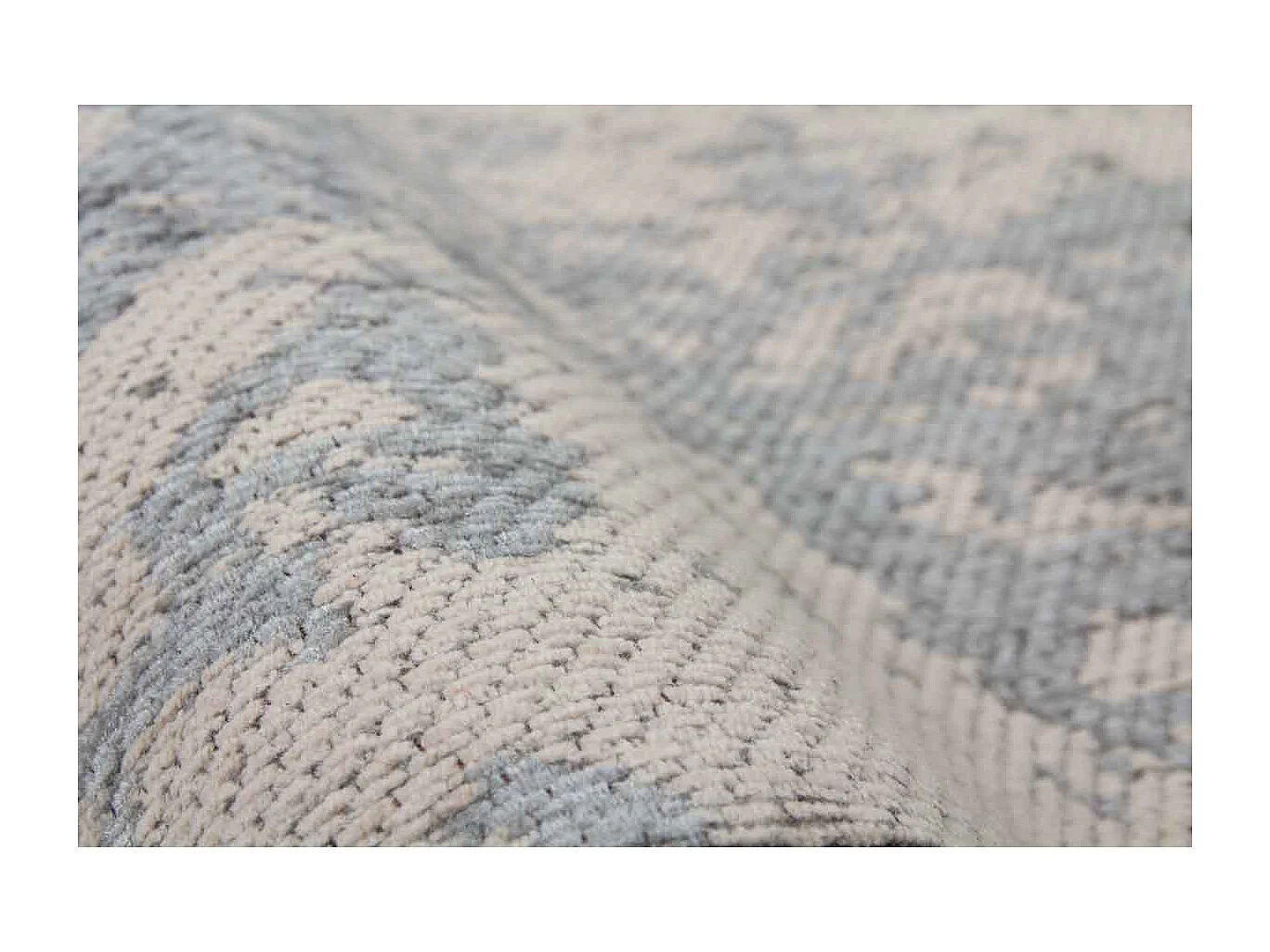 Tapis Vintage Tissé "Nostalgia" Gris 120 x 170 cm