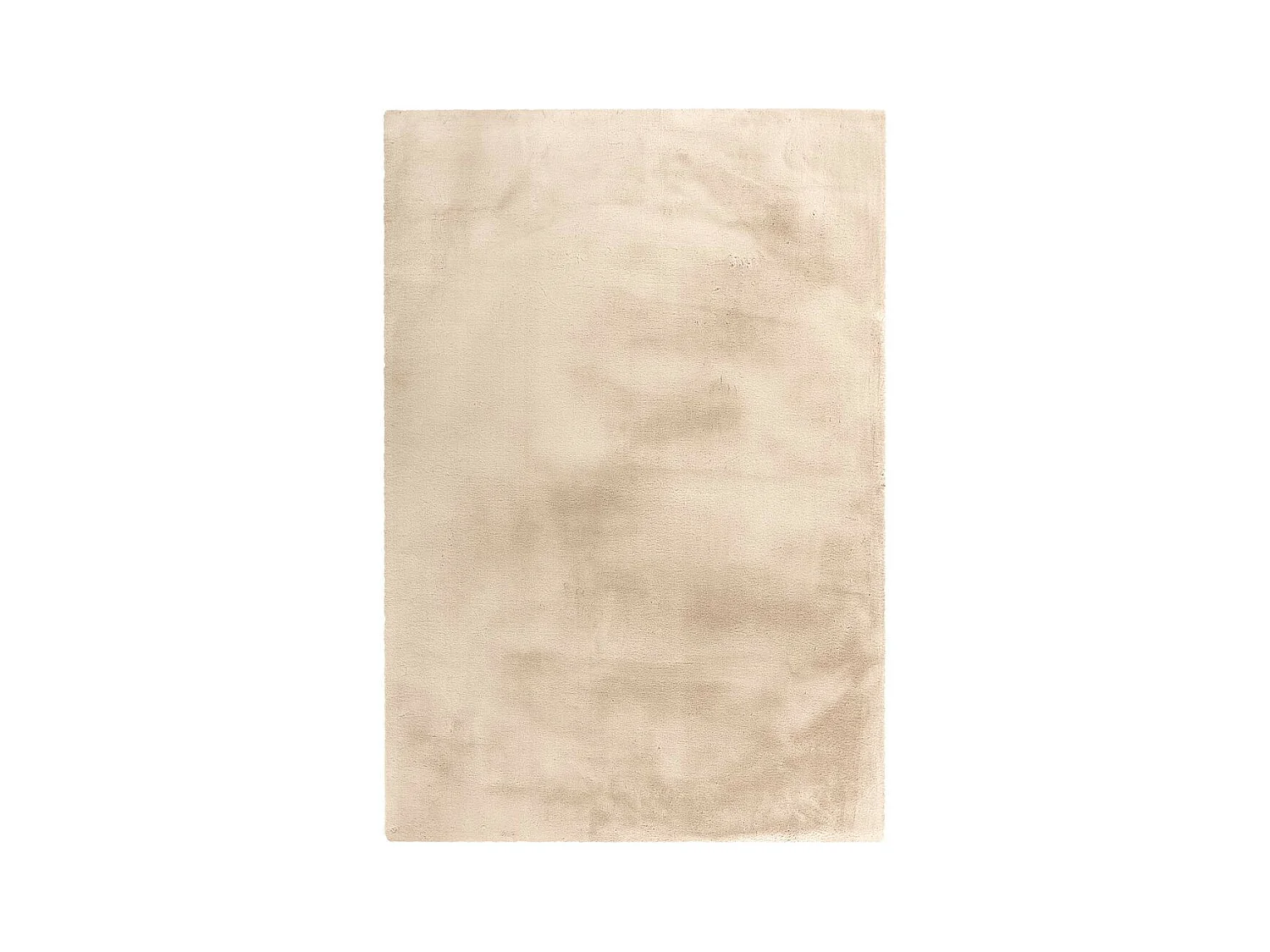 Tapis Uni Doux à Poils Longs "Rabbit" Ivoire 200 x 290 cm