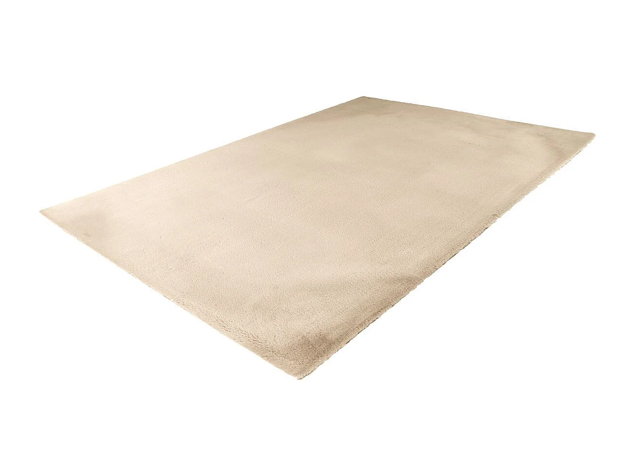 Tapis Uni Doux à Poils Longs "Rabbit" Ivoire 200 x 290 cm