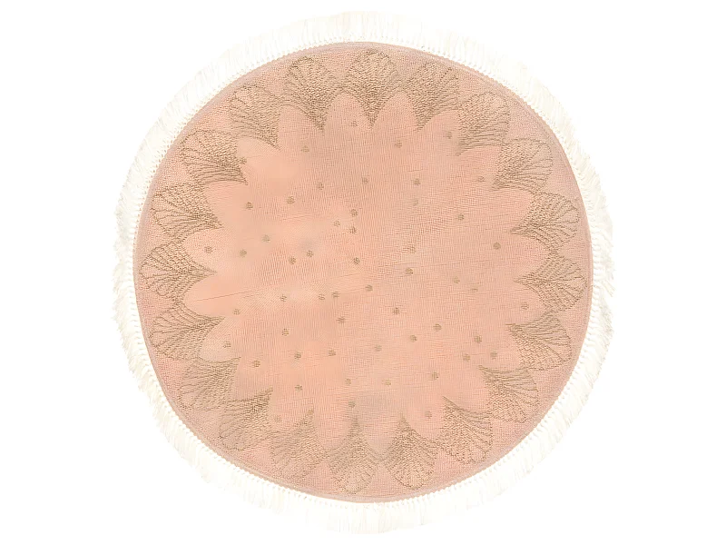 Tapis Enfant Déco "Il Était une Fois" 100cm Rose
