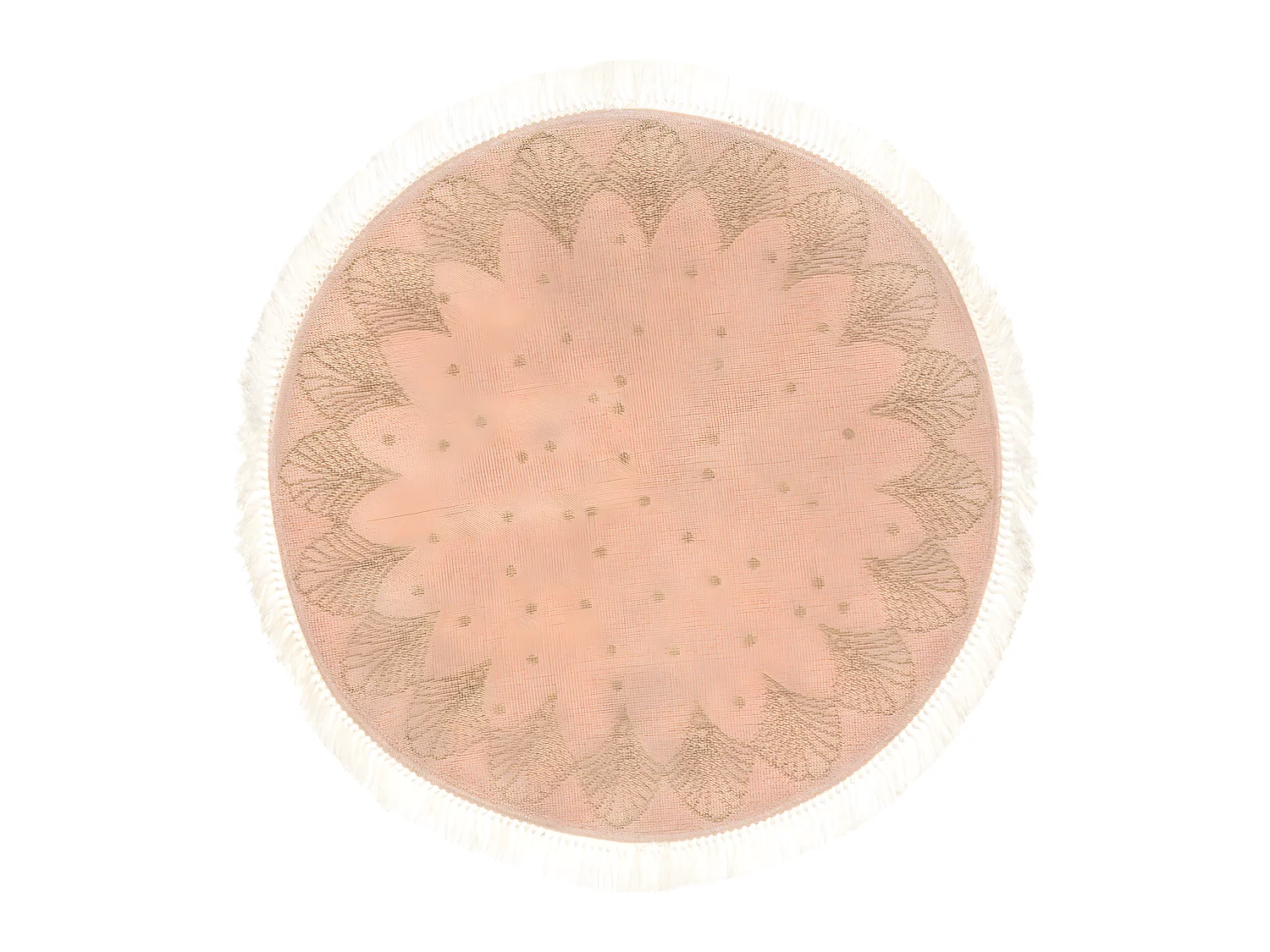 Tapis Enfant Déco "Il Était une Fois" 100cm Rose