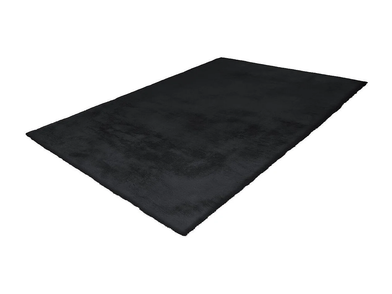 Tapis Tufté à la Main à Poils Longs "Rabbit" Anthracite 80 x 150 cm