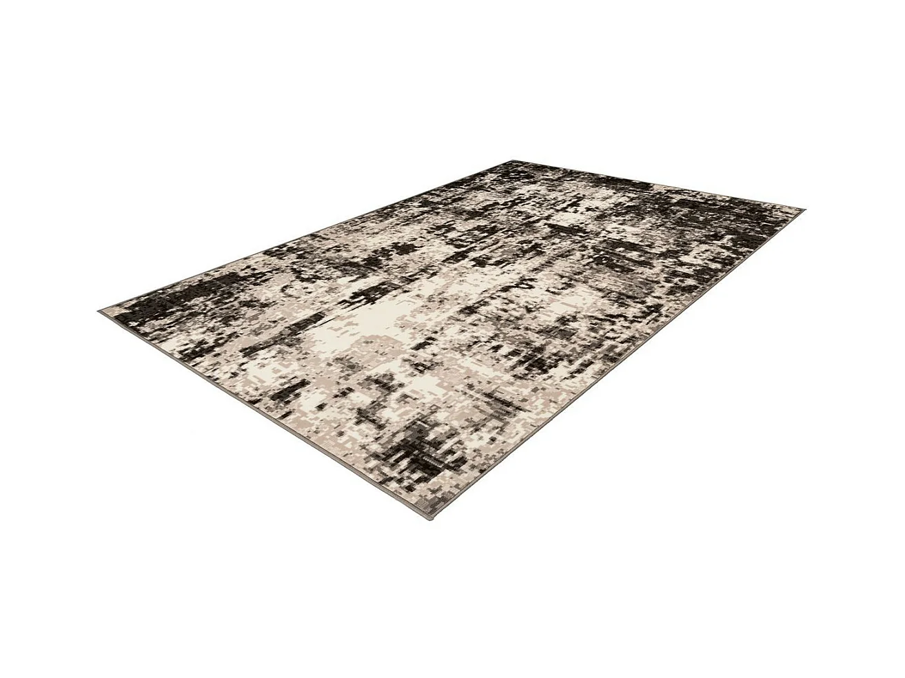 Tapis Vintage à Poils Courts "Esperanto VIII" Marron 120 x 170 cm