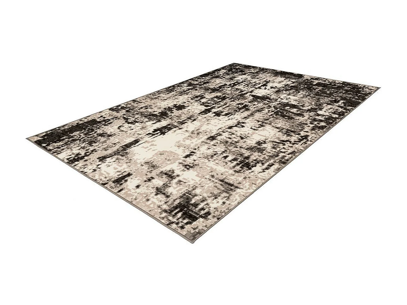 Tapis Vintage à Poils Courts "Esperanto VIII" Marron 120 x 170 cm