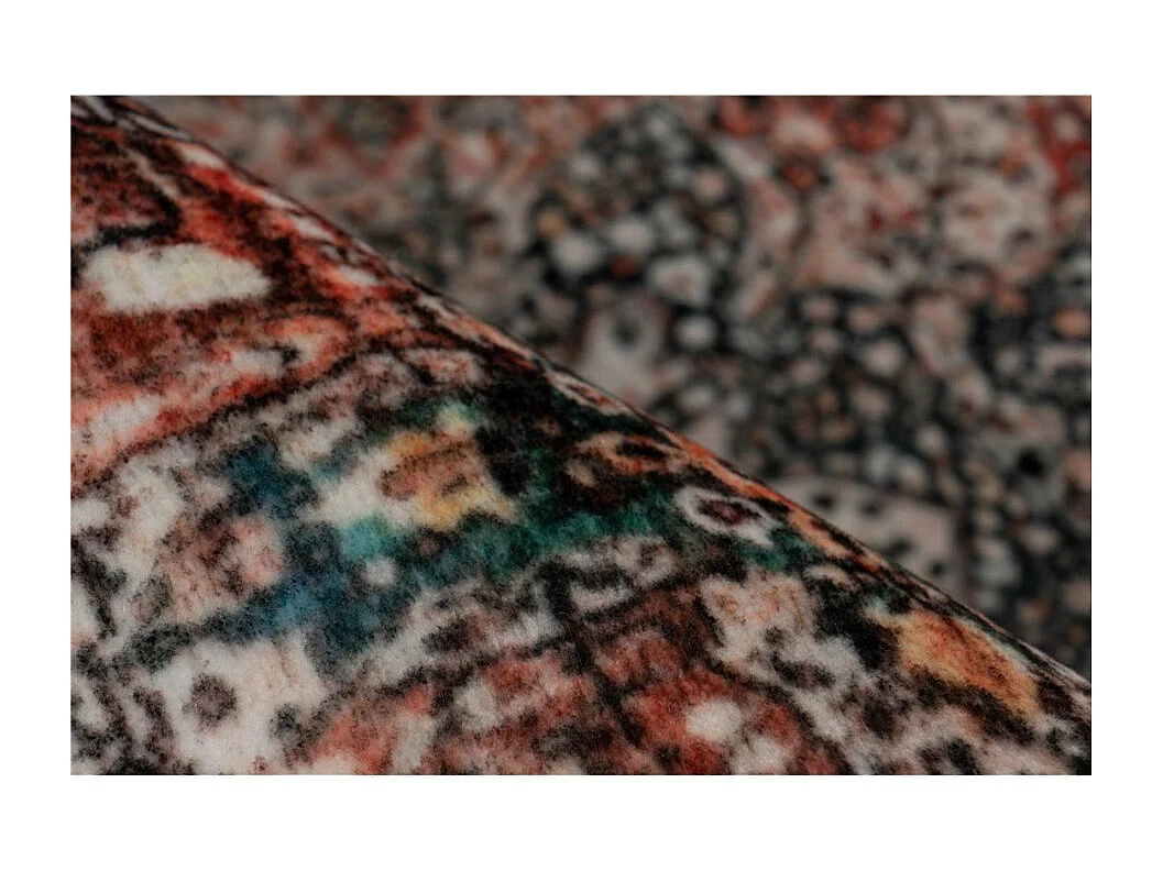 Tapis Tissé Vintage à Poils Plats "Saphira" Beige 120 x 170 cm