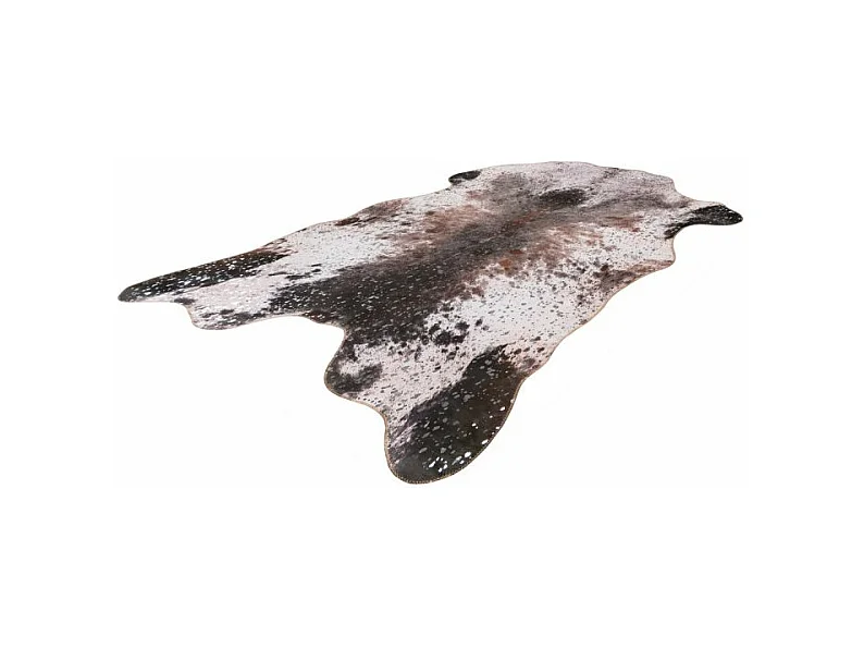 Tapis Motif Animalier "Western" Argent & Noir 130 x 170 cm