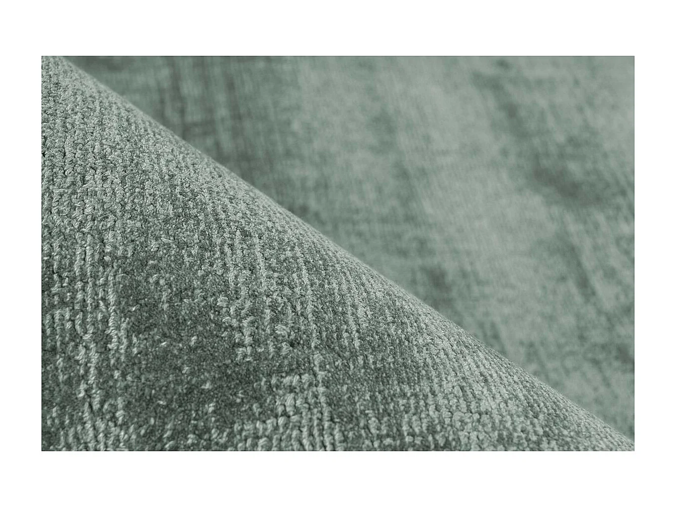 Tapis à Poils Courts Fait Main "Luxury I" Menthe 160 x 230 cm