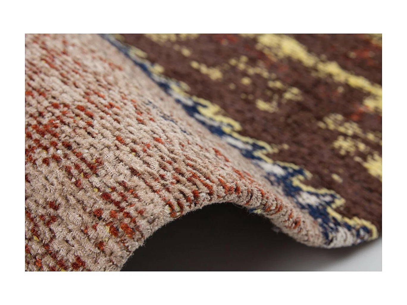 Tapis Patchwork Fait Main "Ballerina" Multicolore 120 x 170 cm