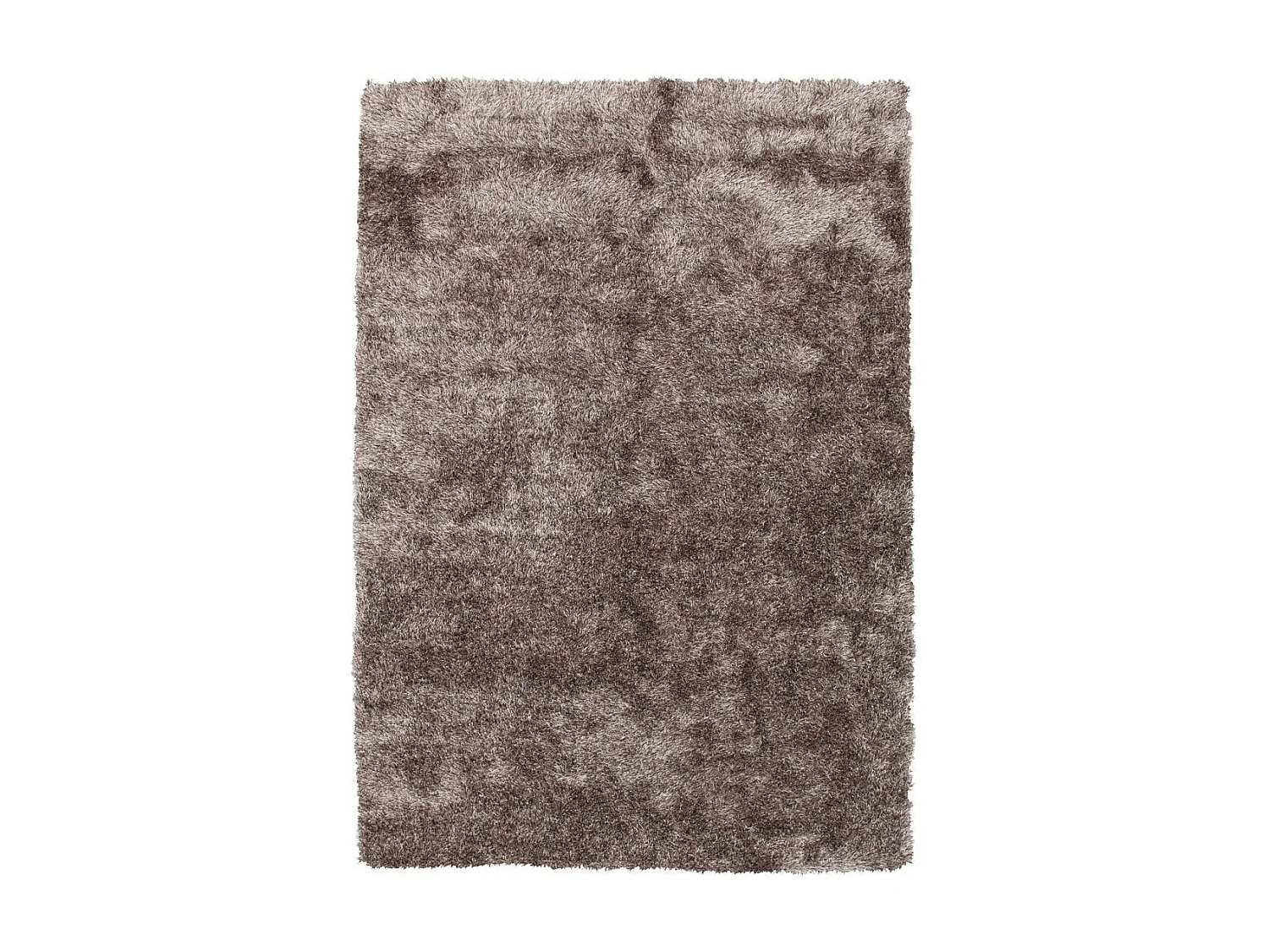Tapis Shaggy Fait Main "Diamond" Taupe 160 x 230 cm