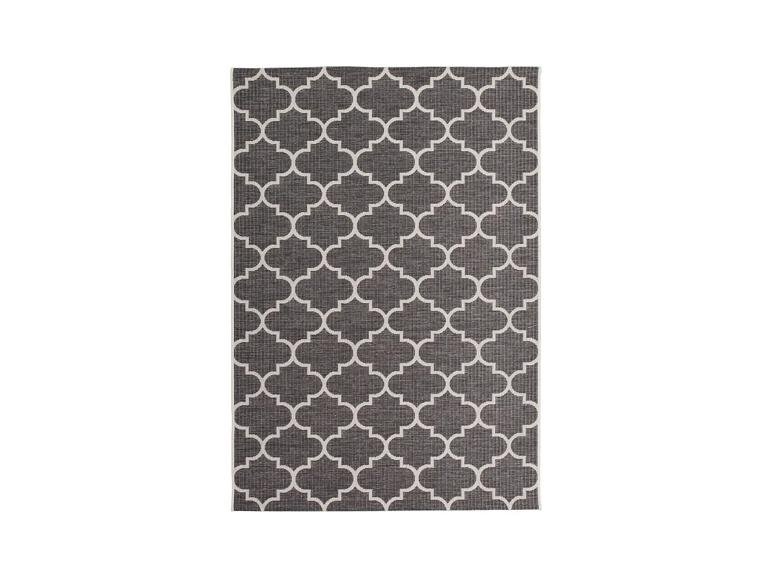 Tapis Tissé à Poils Courts "Batu" Gris 200 x 290 cm