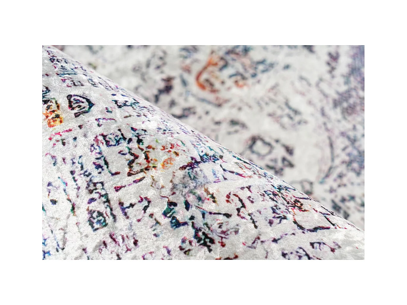 Tapis Vintage à Motifs "Rhodin" Multicolore 120 x 170 cm