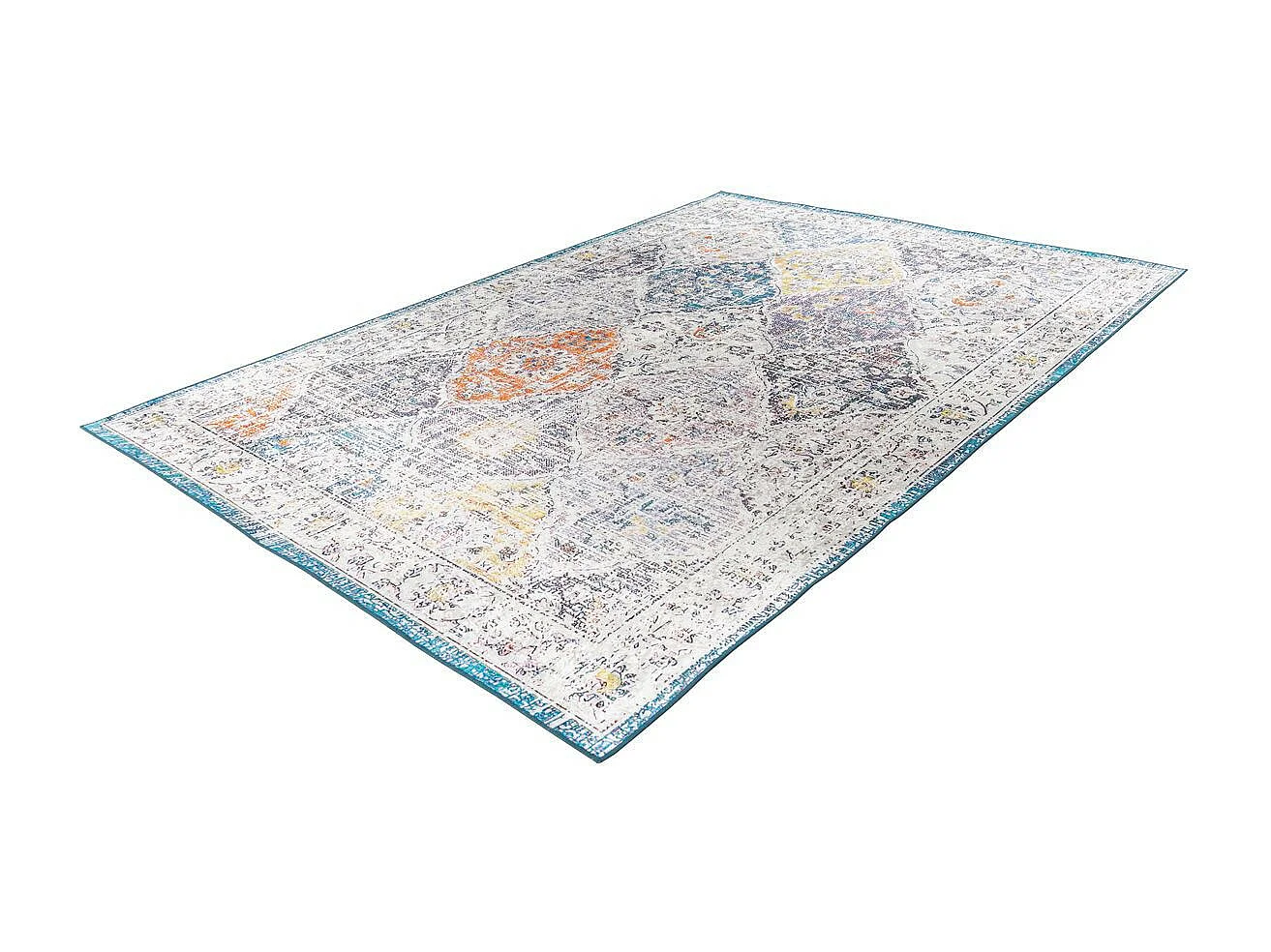 Tapis Vintage à Motifs "Rhodin" Multicolore 120 x 170 cm