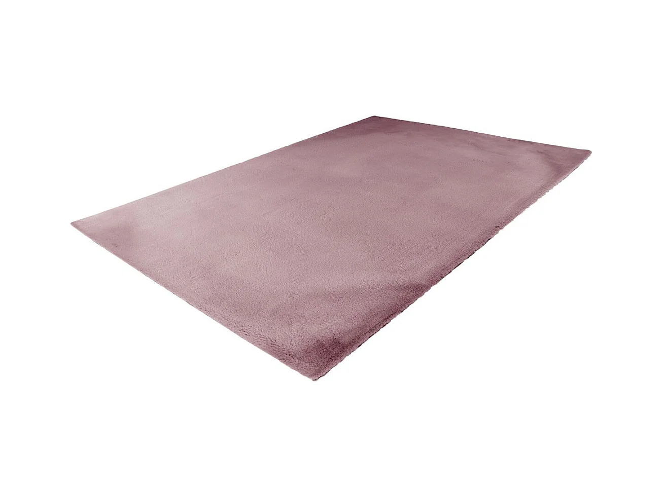 Tapis Uni Doux à Poils Longs "Rabbit" Rose 200 x 290 cm