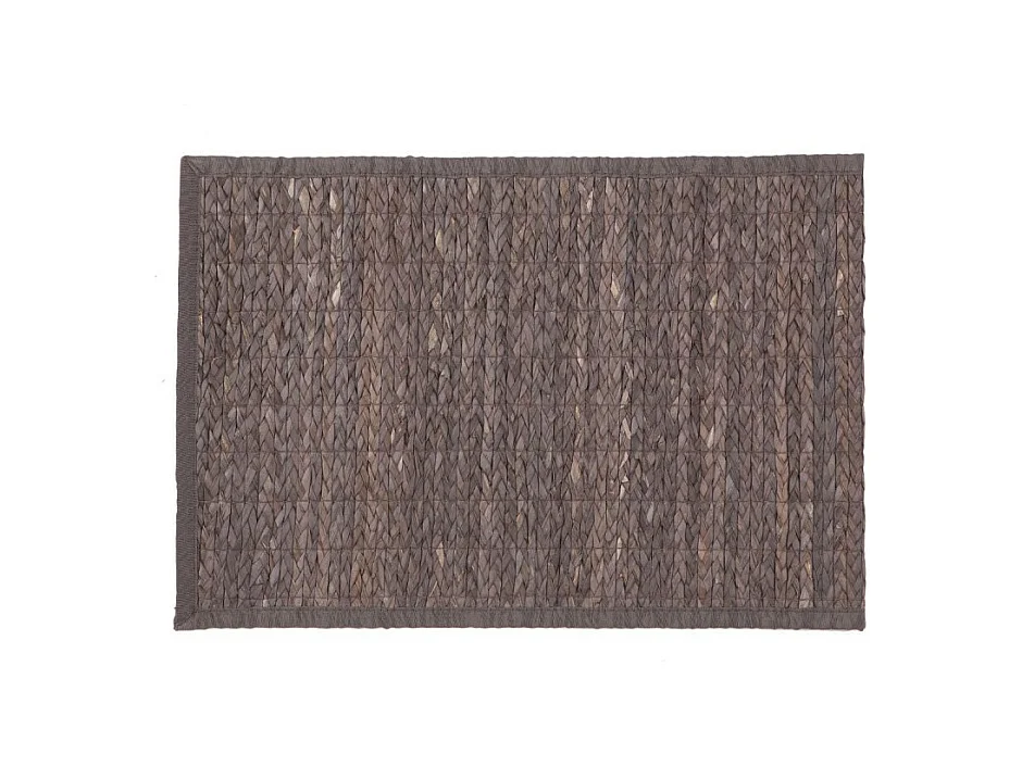 Tapis Bambou Tréssé 120x170cm Gris Foncé