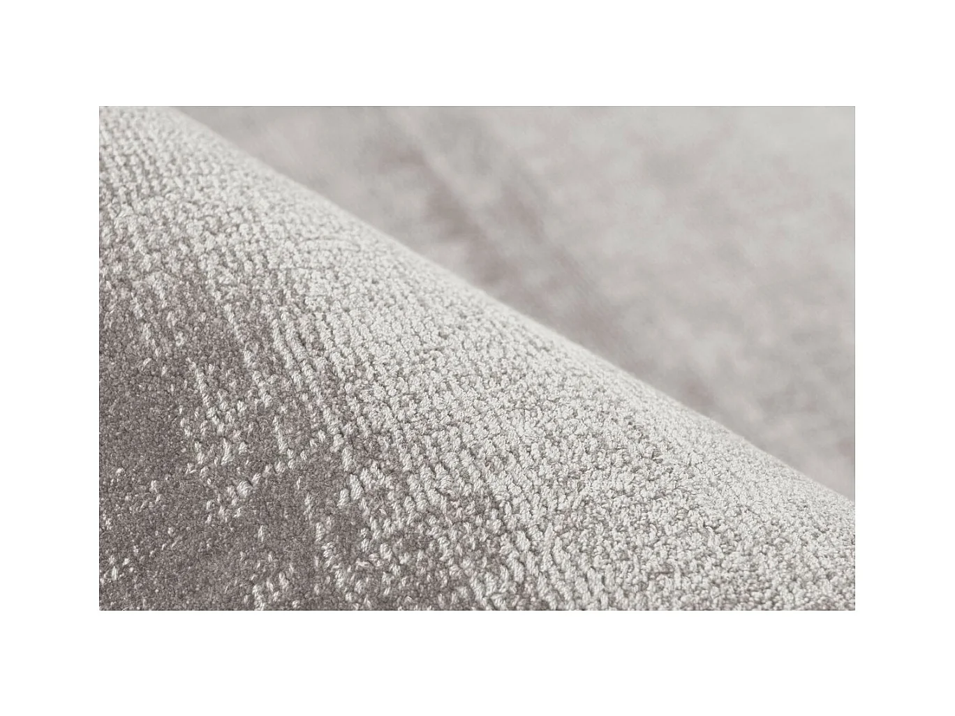 Tapis Tissé à la Main "Village" Argent 80 x 150 cm