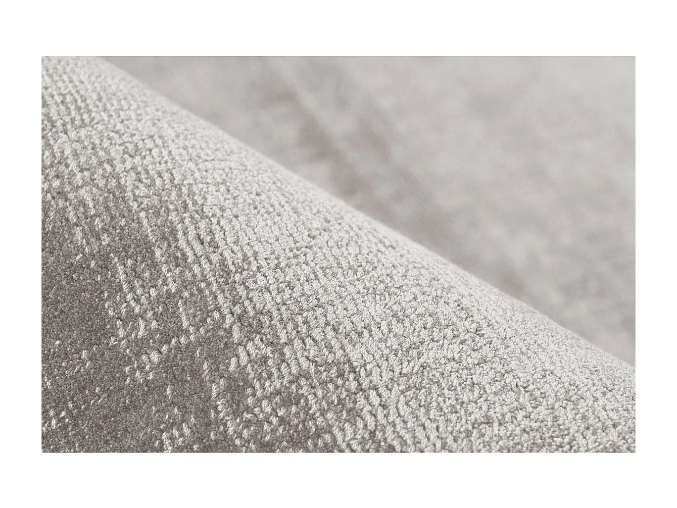 Tapis Tissé à la Main "Village" Argent 80 x 150 cm