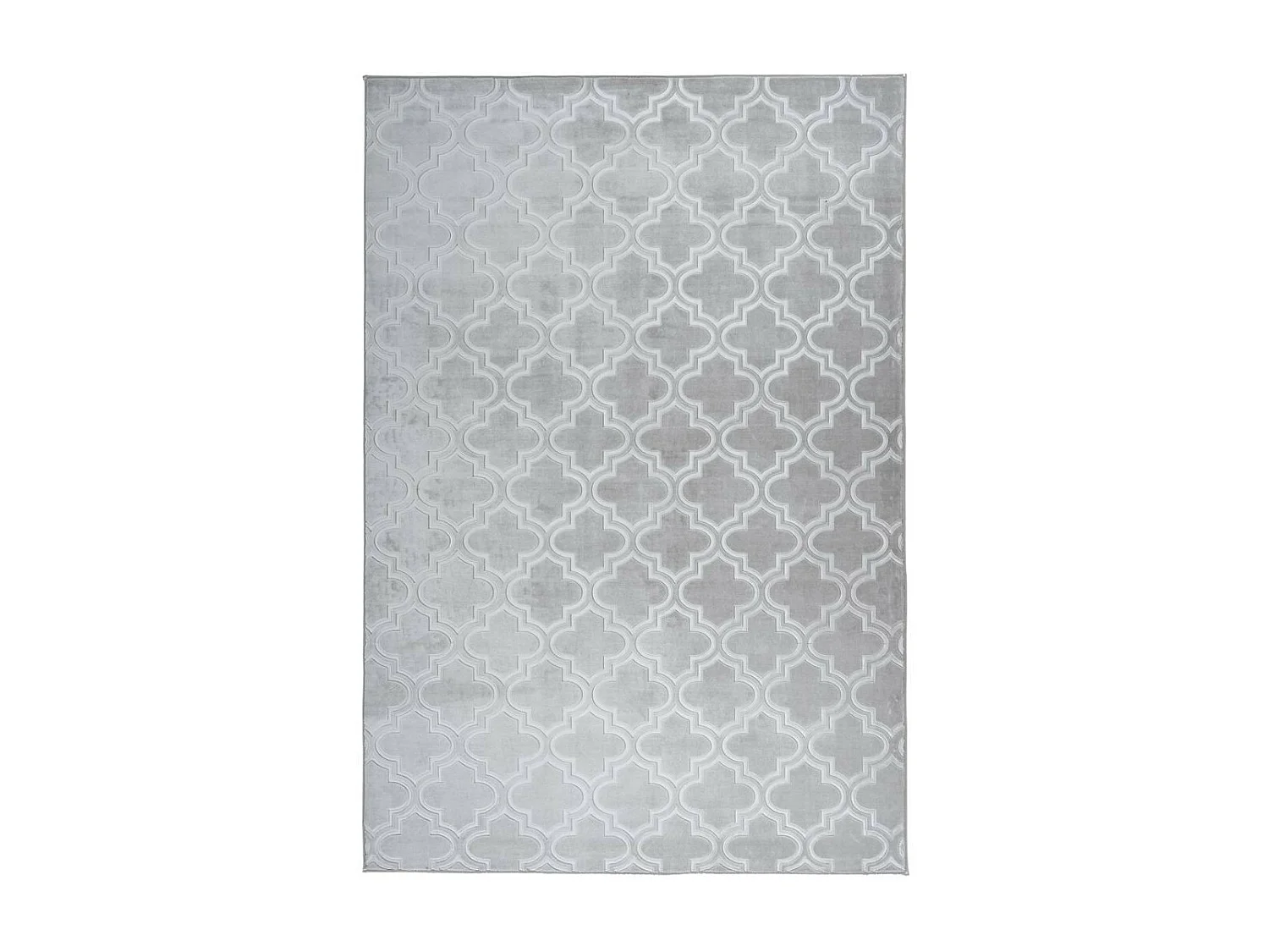 Tapis Vintage Fait Main "Monroe I" Gris Bleu 120 x 170 cm