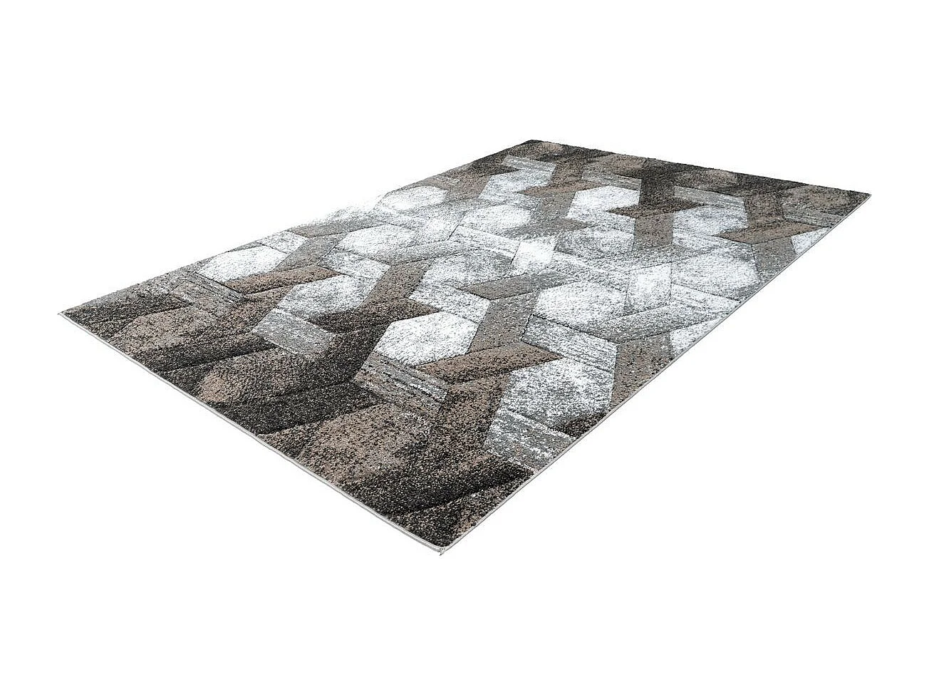 Tapis Moderne à Poils Courts "Tanetane" Beige 160 x 230 cm