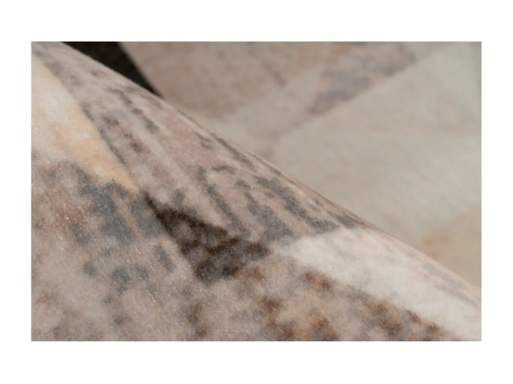 Tapis Tissé Vintage "Saphira" Gris & Beige 120 x 170 cm