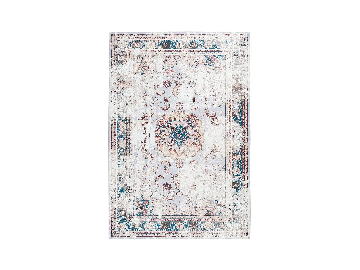 Tapis Oriental à Poils Courts "Galaxy II" Marron 120 x 180 cm