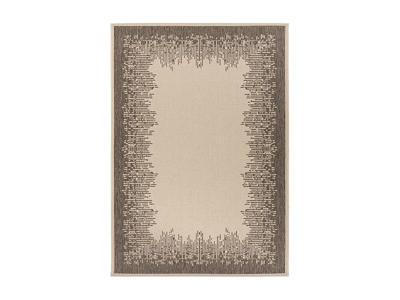 Tapis Imprimé à Poils Courts "Splash" Crème 80 x 150 cm