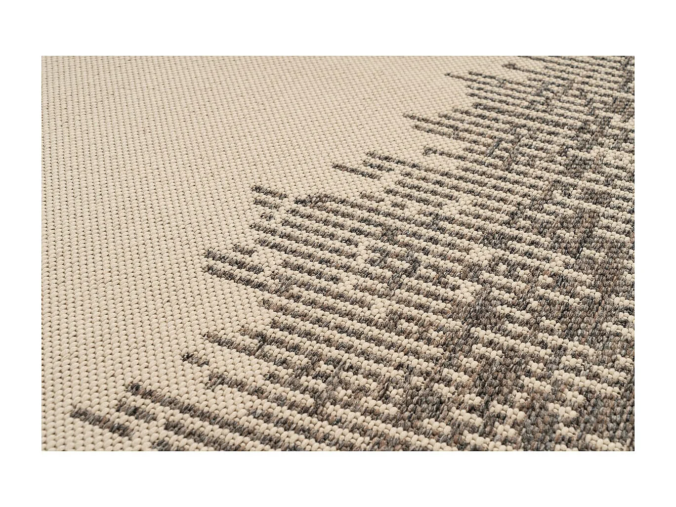 Tapis Imprimé à Poils Courts "Splash" Crème 80 x 150 cm