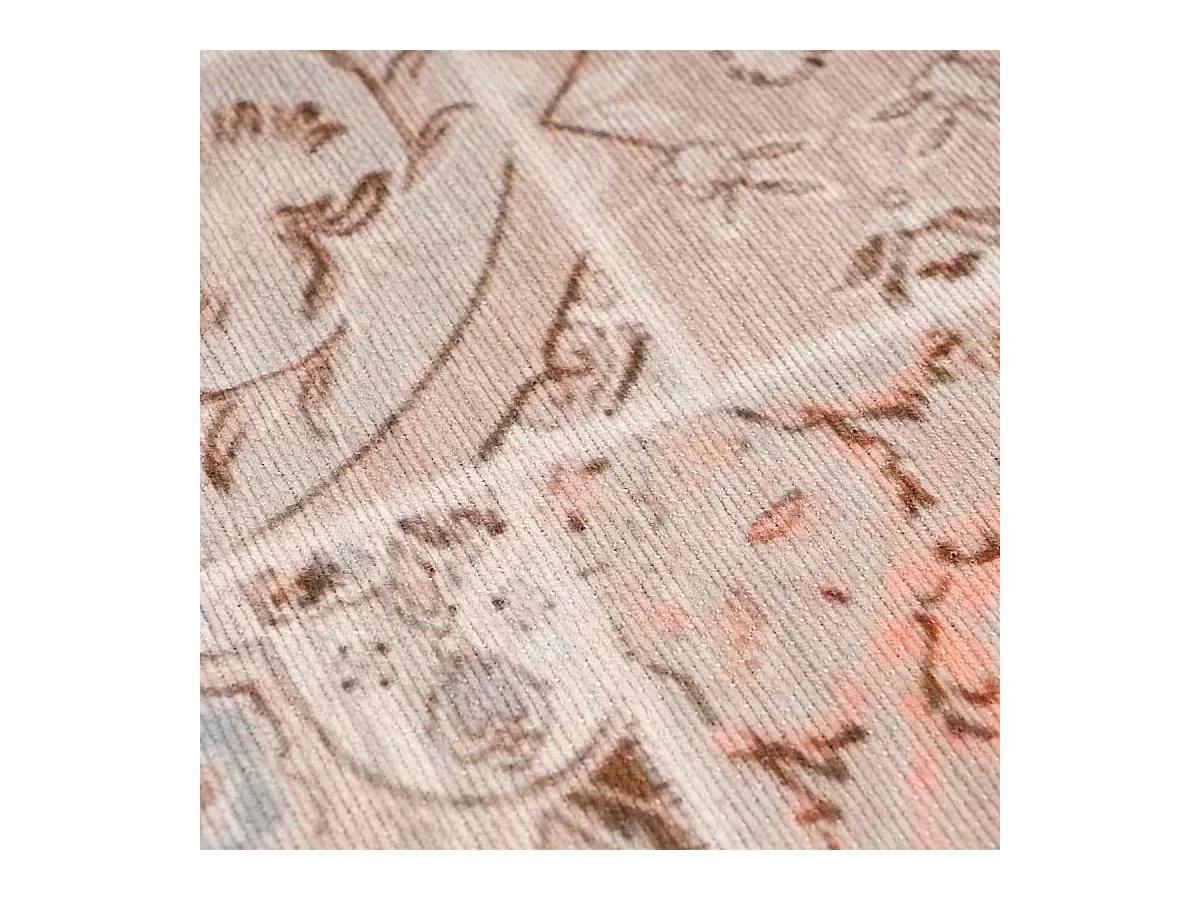 Tapis Tissé Imprimé Vintage "Peron II" Multicolore 80 x 150 cm