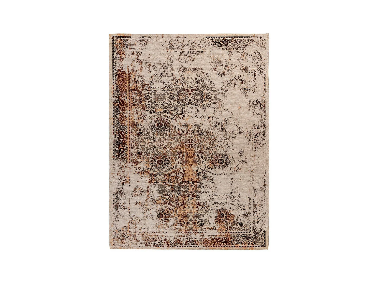 Tapis Tissé Vintage Oriental "Charme III" Ivoire 120 x 180 cm