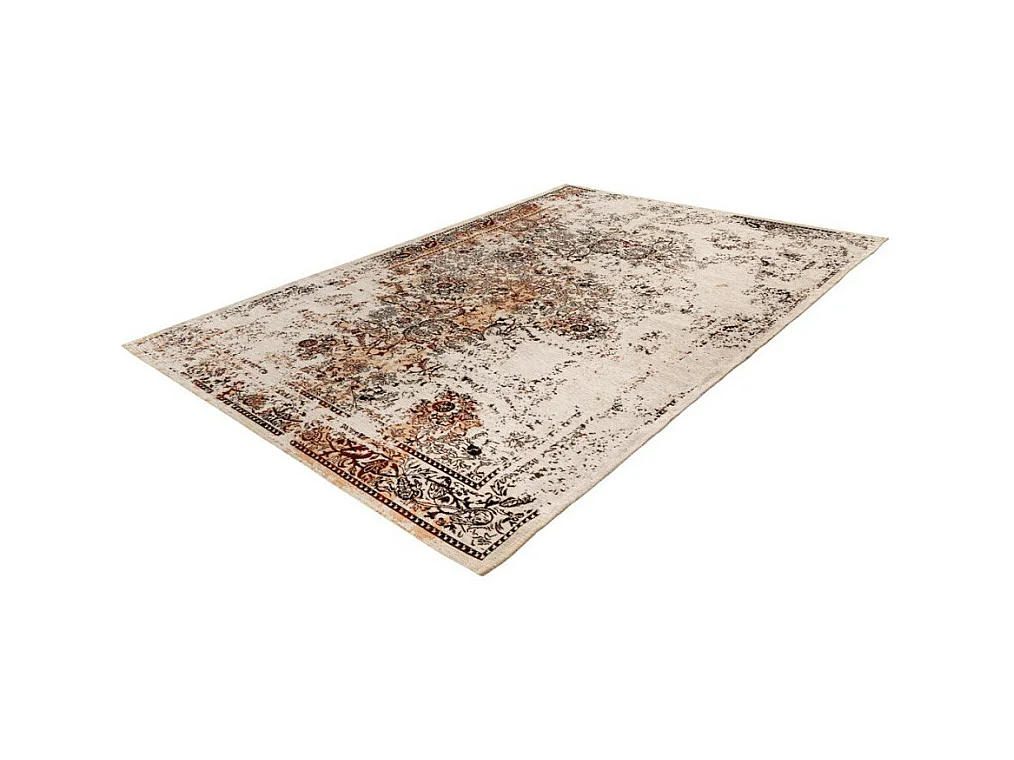 Tapis Tissé Vintage Oriental "Charme III" Ivoire 120 x 180 cm