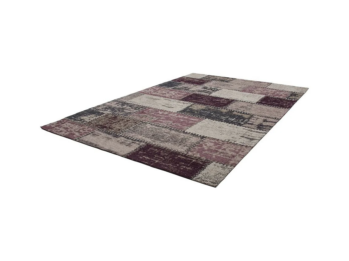 Tapis Patchwork Fait Main "Ballerina" Lila 80 x 150 cm