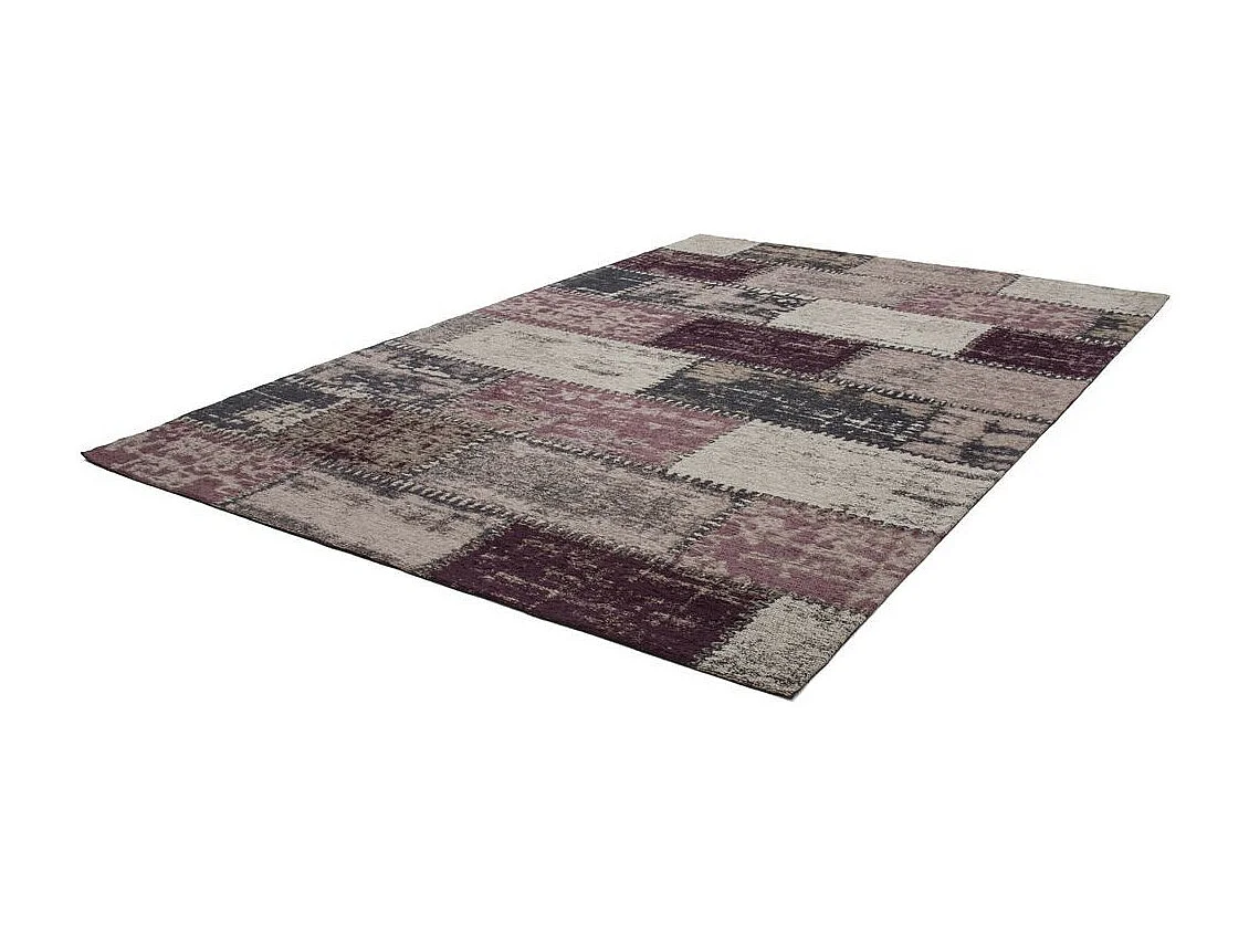 Tapis Patchwork Fait Main "Ballerina" Lila 80 x 150 cm
