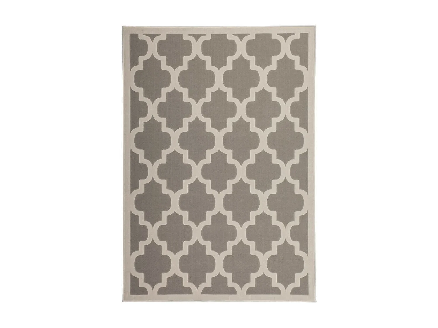 Tapis Vintage à Poils Courts "Manolya" Taupe 80 x 150 cm