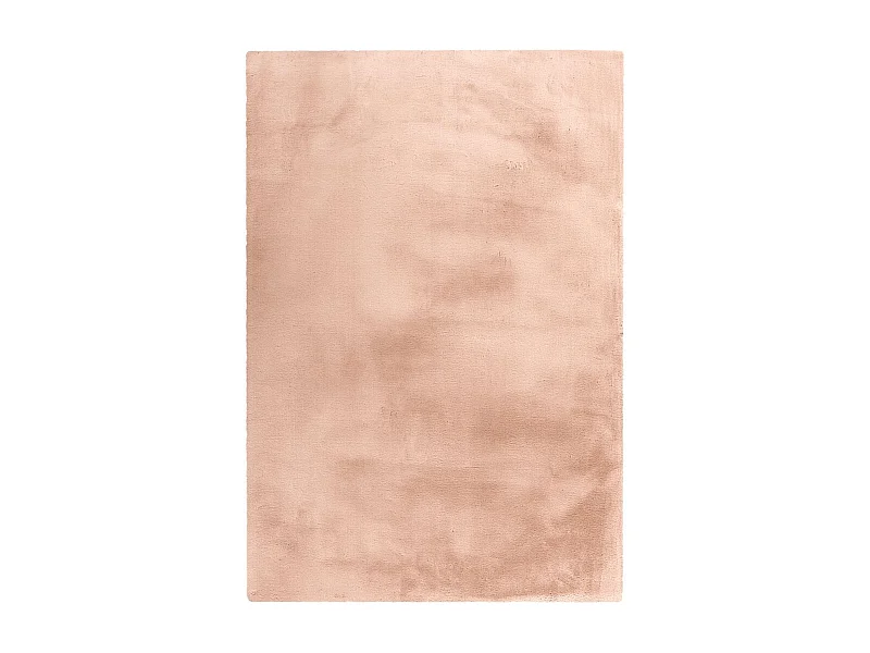 Tapis Uni Doux à Poils Longs "Rabbit" Beige 200 x 290 cm