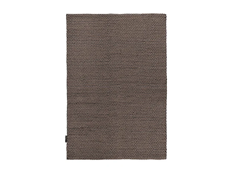 Tapis en Laine Tissé à la Main "Robbie" Taupe 200 x 290 cm