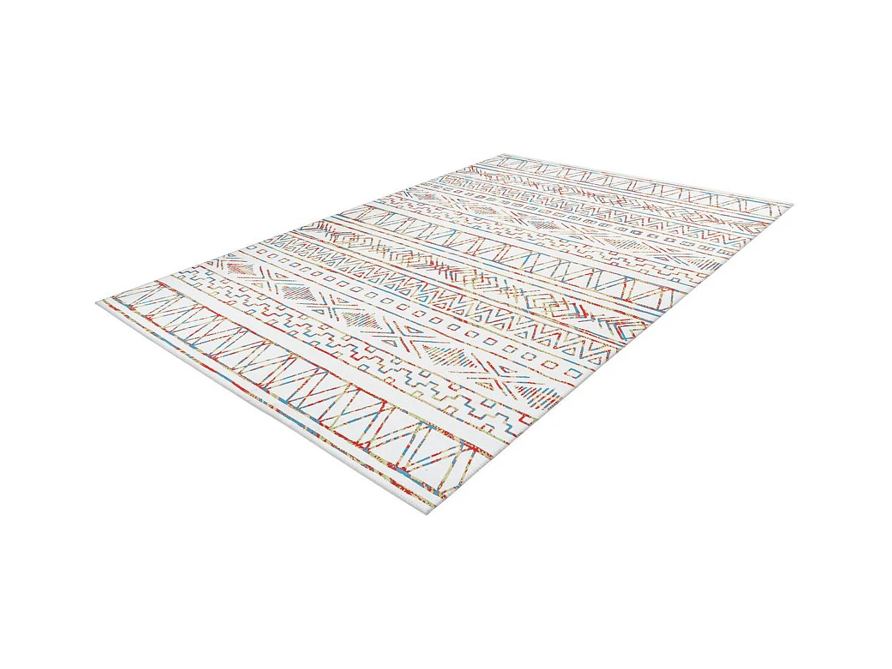Tapis Ethnique à Poils Courts "Galaxy IX" Beige 170 x 240 cm