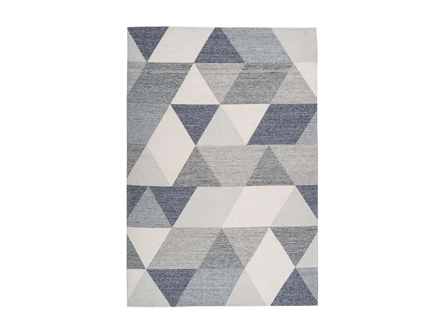 Tapis d'Extérieur Géométrique "Yoga" Gris & Crème 120 x 170 cm