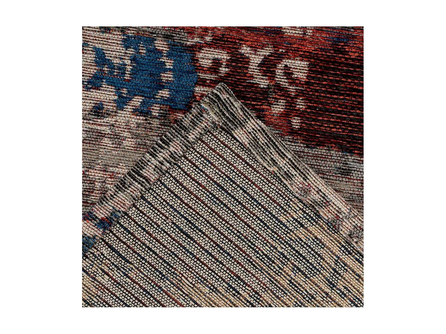 Tapis Tissé Vintage Oriental "Charme III" Multicolore 80 x 150 cm