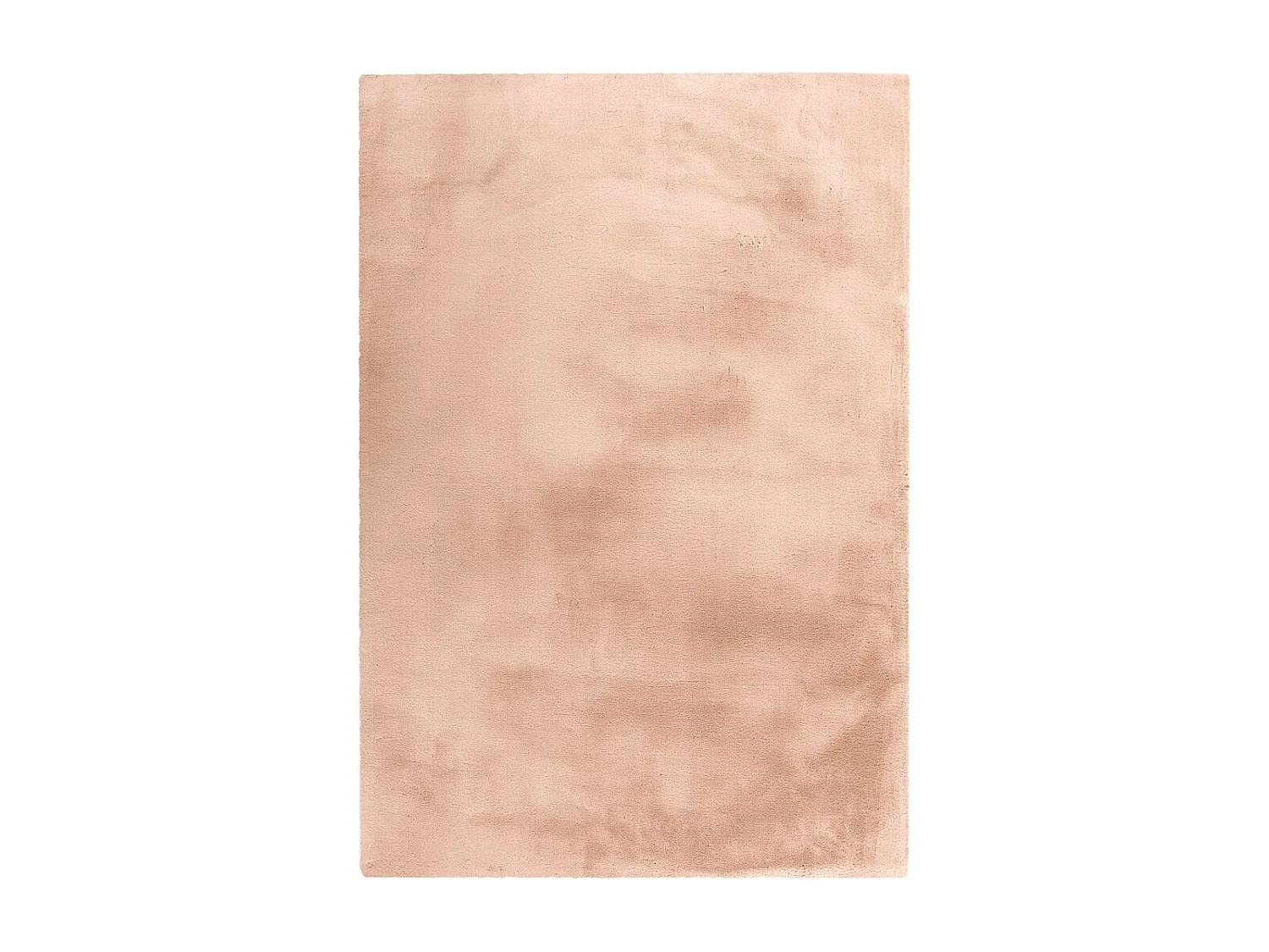 Tapis Uni Doux à Poils Longs "Rabbit" Beige 160 x 230 cm