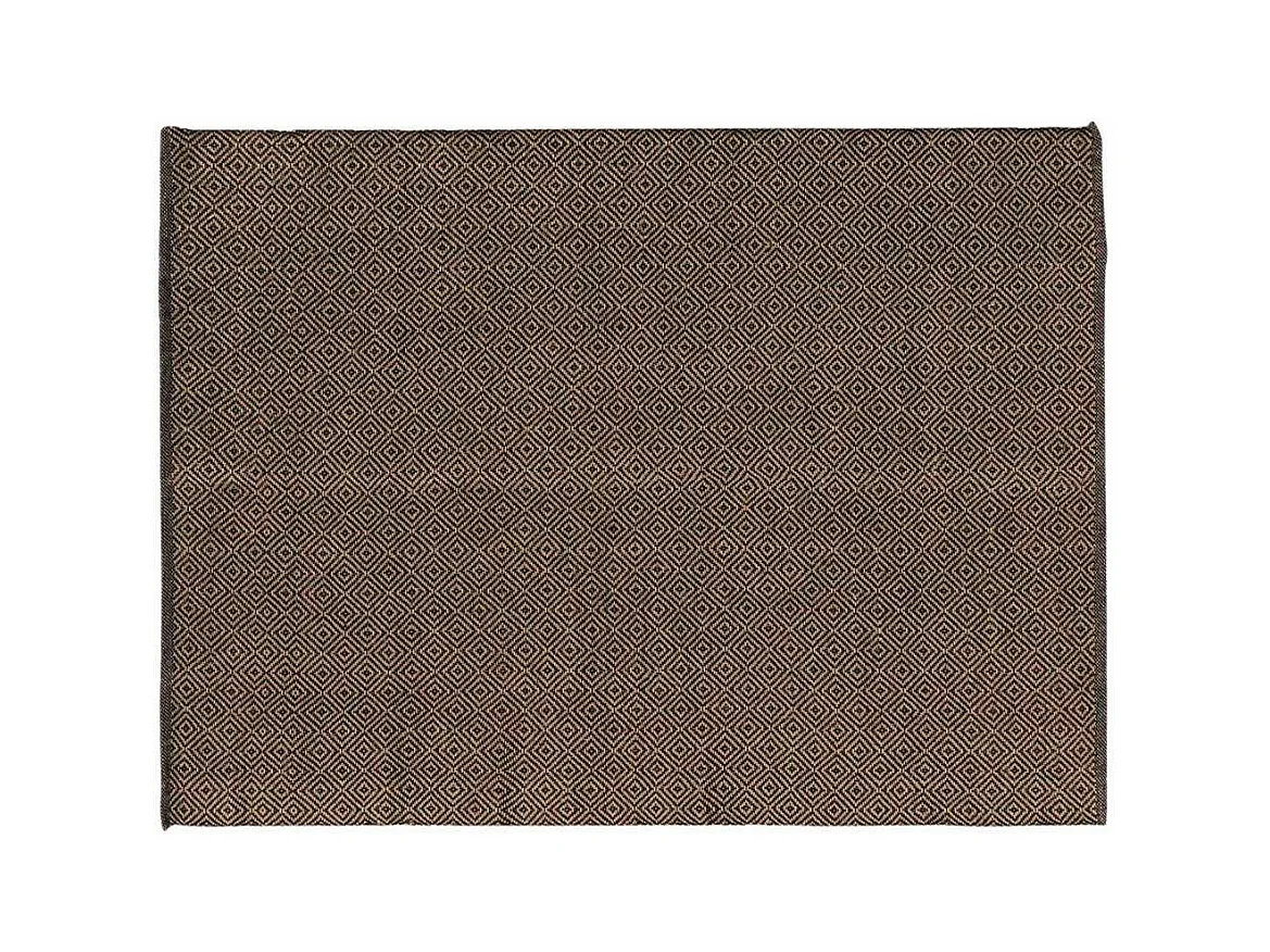 Tapis Déco en Jute "Livio" 120x170cm Noir