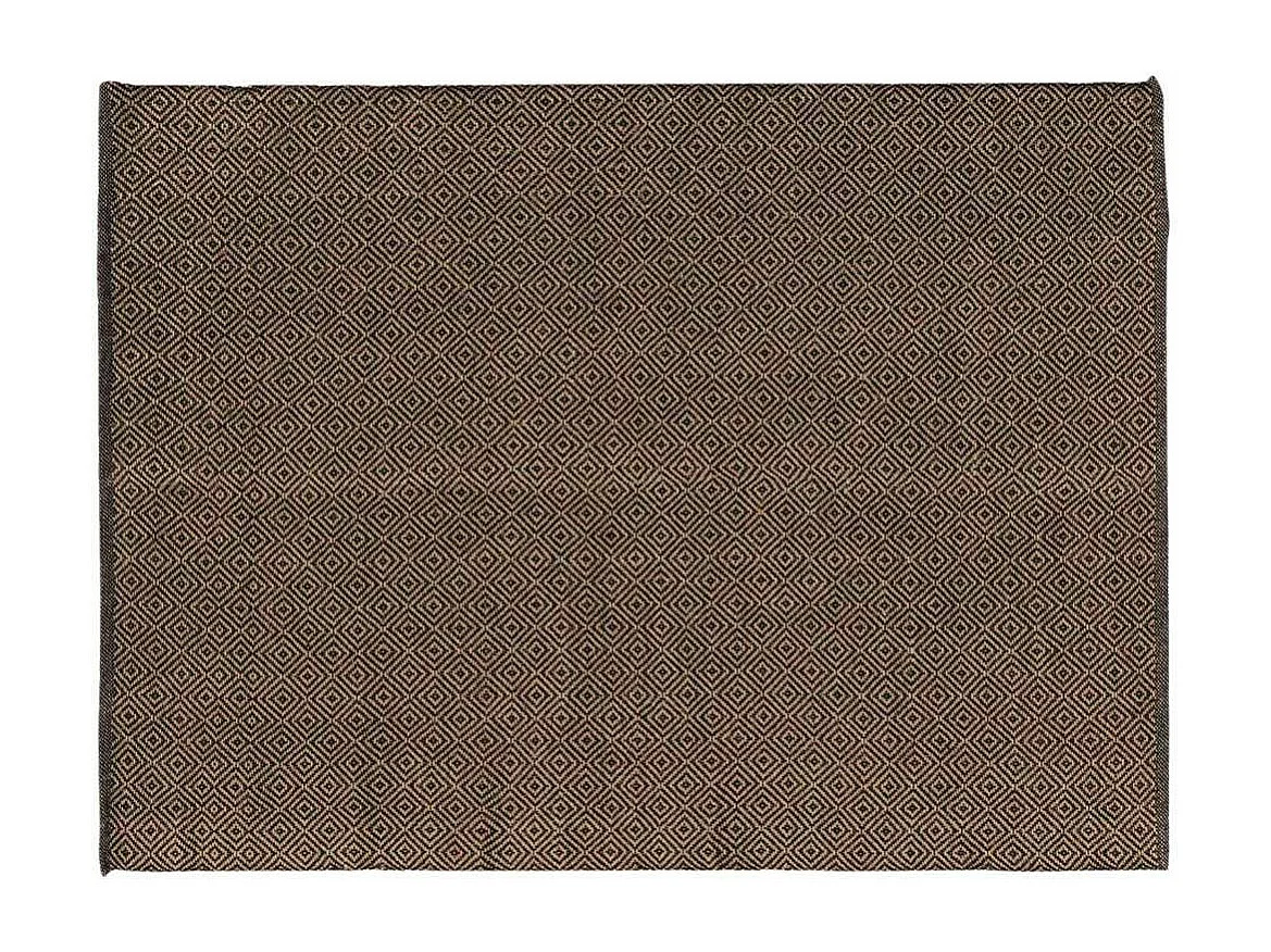 Tapis Déco en Jute "Livio" 120x170cm Noir