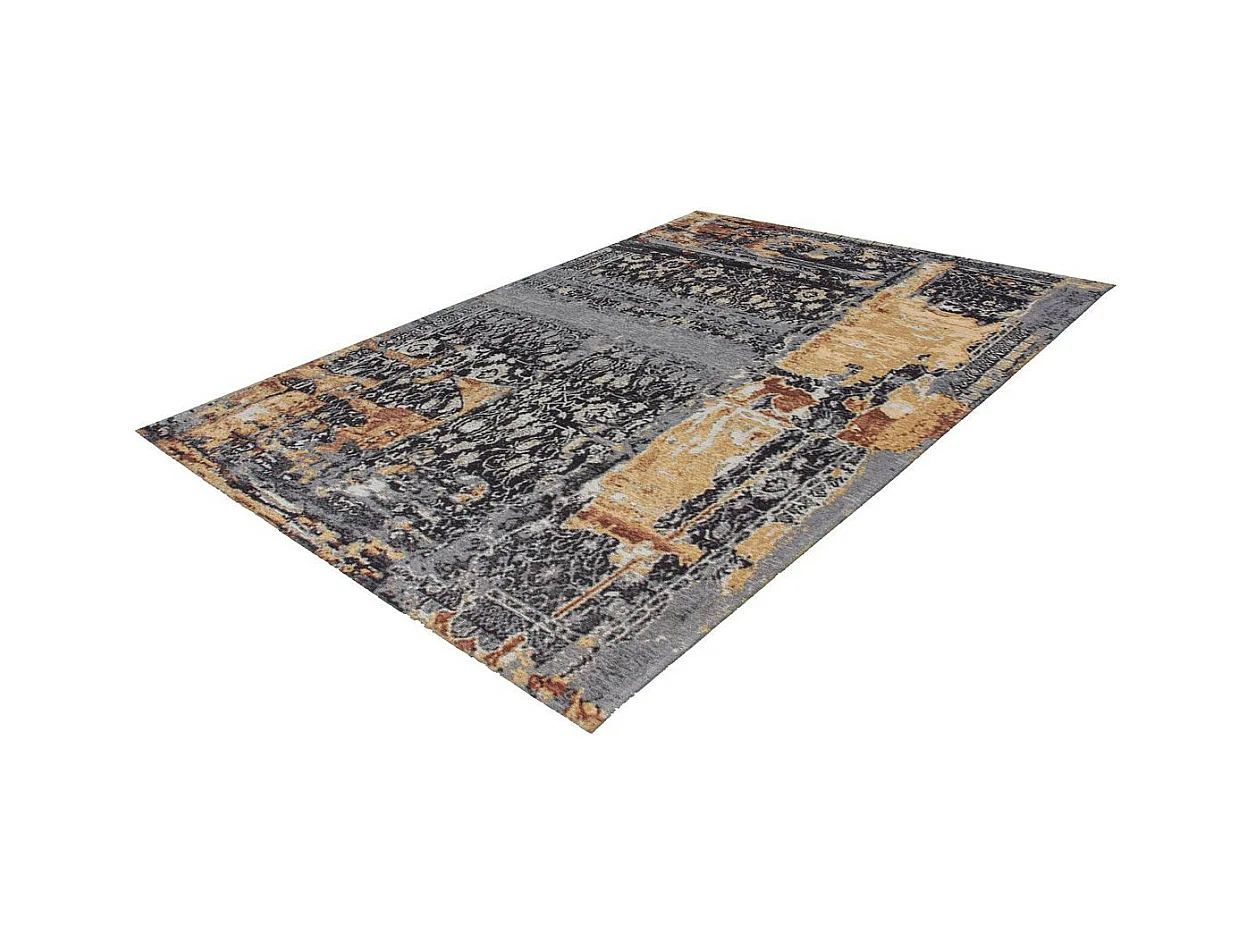 Tapis Jacquard à Poils Courts "Blaze" Bleu 115 x 170 cm