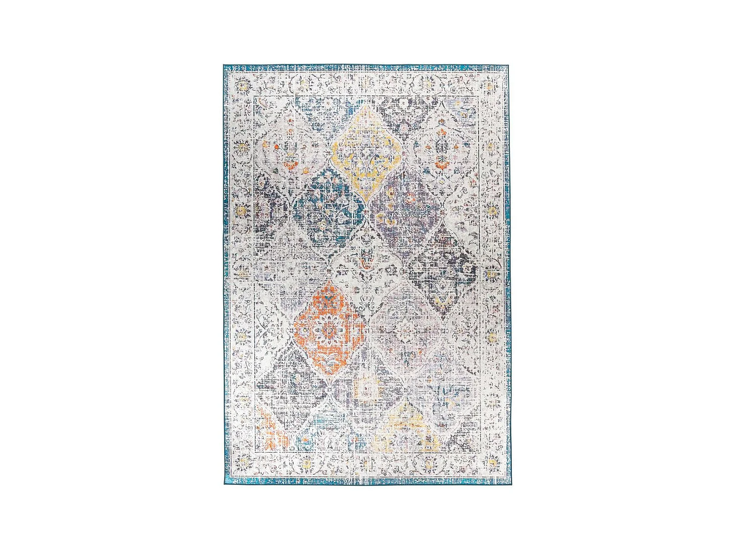 Tapis Vintage à Motifs "Rhodin" Multicolore 160 x 230 cm