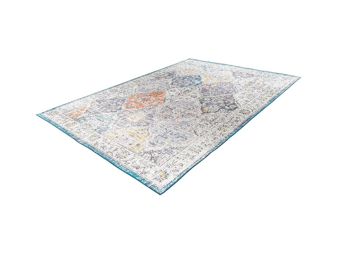 Tapis Vintage à Motifs "Rhodin" Multicolore 160 x 230 cm