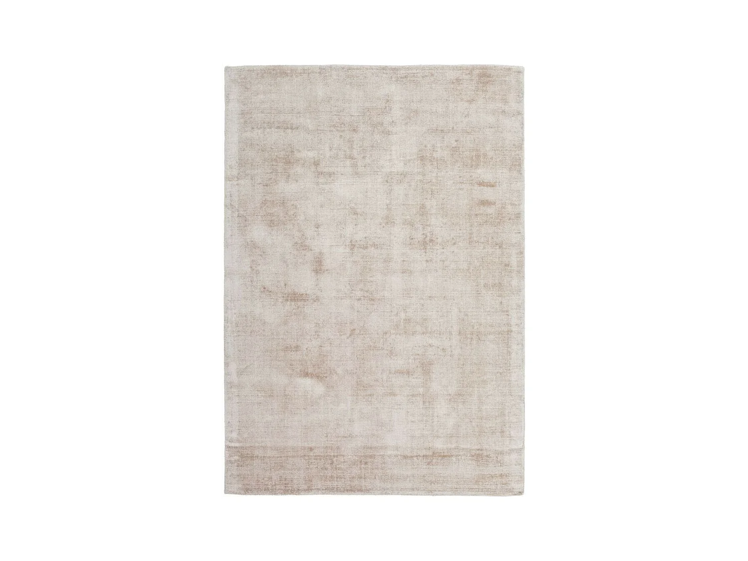 Tapis à Poils Courts Fait Main "Luxury I" Ivoire 120 x 170 cm