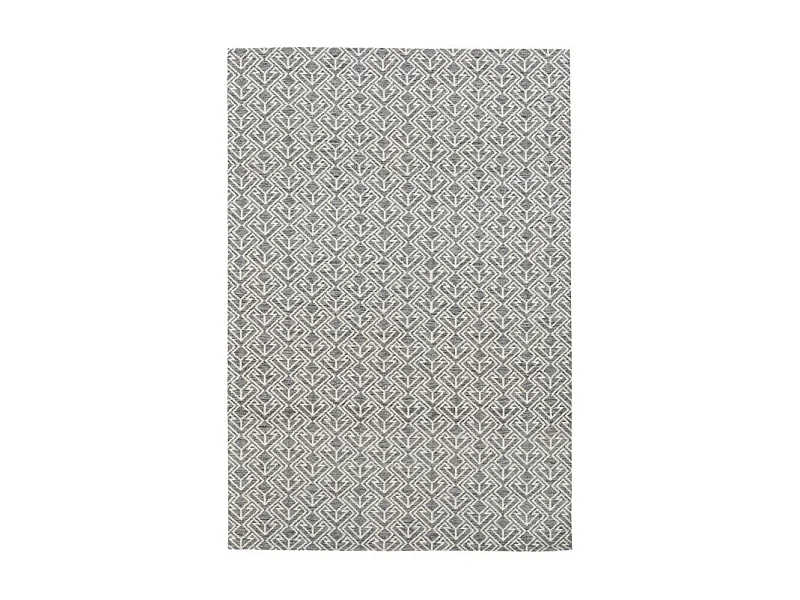 Tapis d'Extérieur Ethnique "Yoga" Gris & Crème 120 x 170 cm