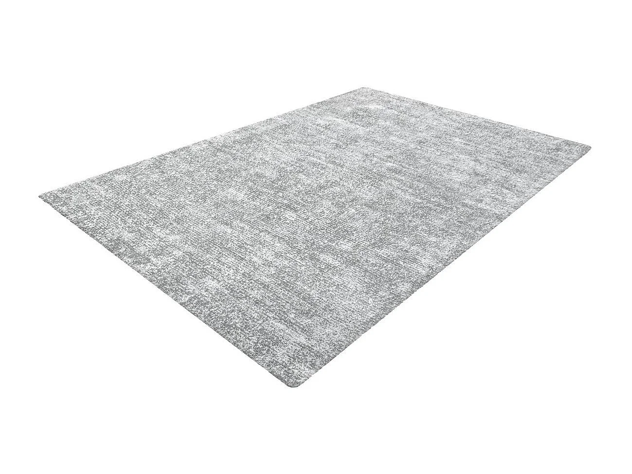 Tapis Vintage Tissé à la Main "Etna" Gris & Argent 80 x 150 cm