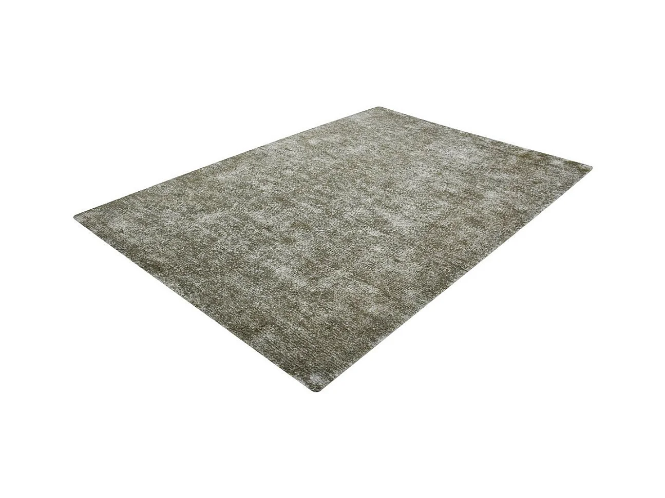 Tapis Vintage Tissé à la Main "Etna" Argent & Vert 120 x 170 cm
