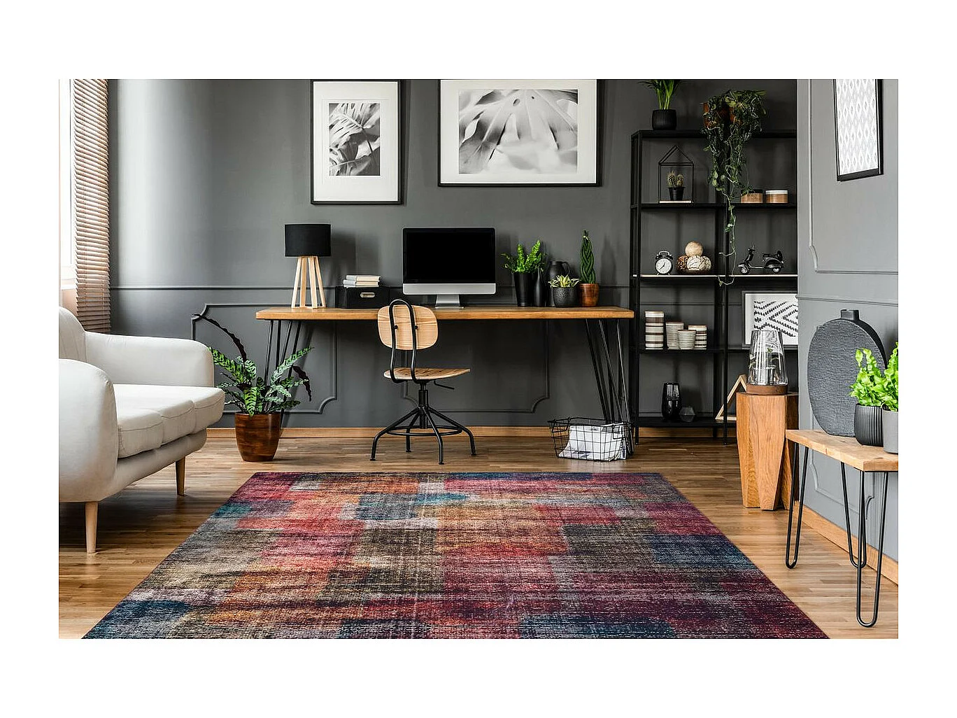 Tapis Moderne à Poils Courts "Galaxy III" Multicolore 170 x 240 cm