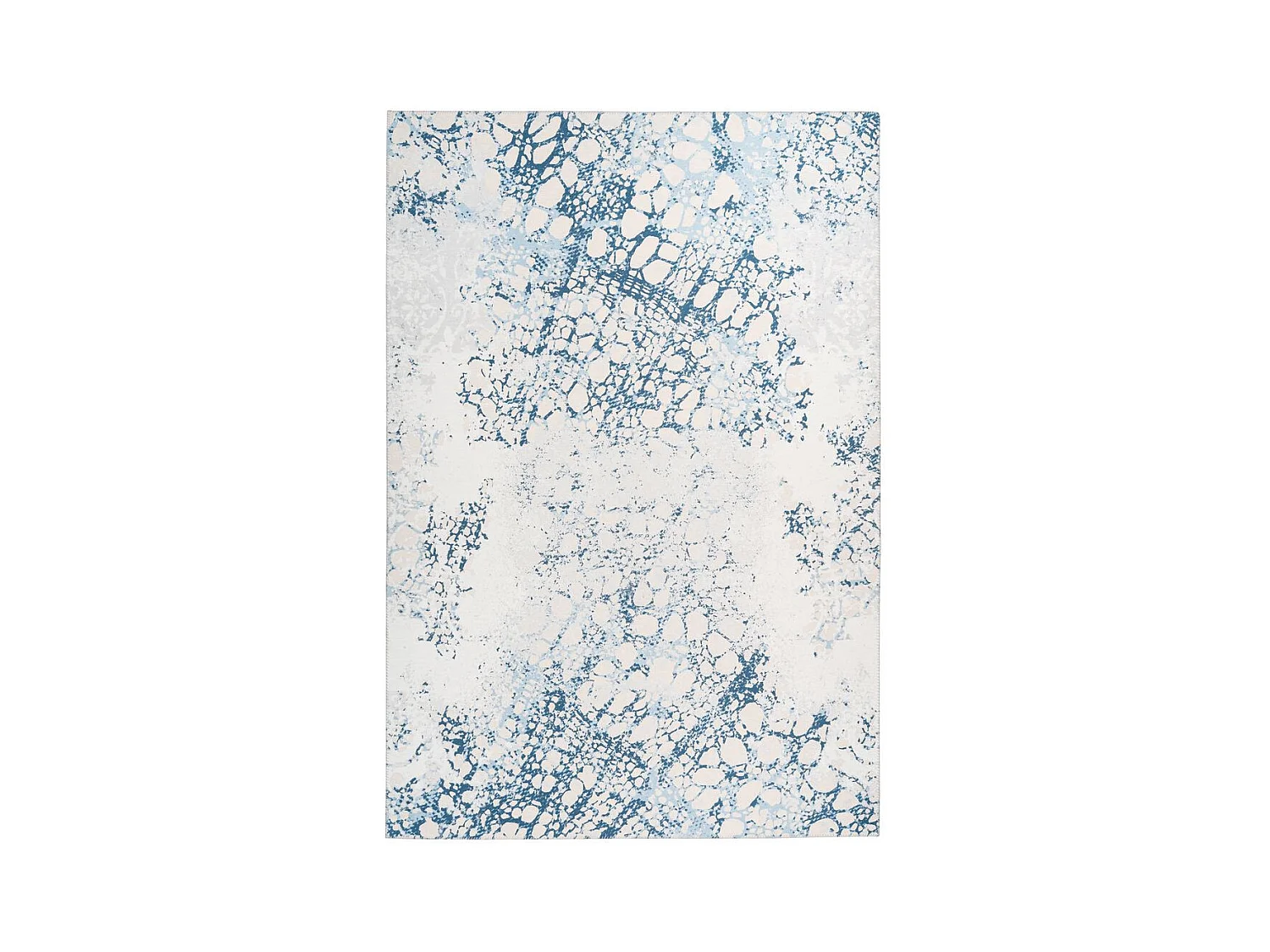 Tapis Effet Délavé à Poils Courts "Galaxy VII" Bleu 120 x 180 cm